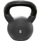 Sporttrend 24® Kettlebell 2kg, 4kg, 6kg, 8kg, 10kg, 12kg, 14kg, 16kg, 18kg, 20kg, 22kg, 24kg, 26kg, 28kg, 30kg in schwarz | Kugelhantel Hantel Schwunghantel Gusseisen (Schwarz, 6KG)