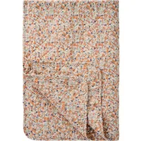 Ib laursen Quilt mit verschiedenen Blumen-Mustern, in orange