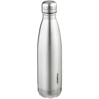 Relaxdays Trinkflasche Edelstahl, auslaufsicher, Kalt-& Heißgetränke, Vakuum Isolierflasche 500