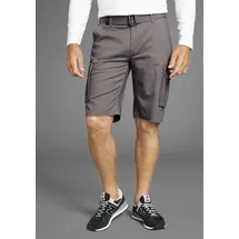 H.I.S. Bermudas H.I.S, Herren, Gr. 42, N-Gr, grau (dunkel grau), Web, Obermaterial: 98% Baumwolle, 2% Elasthan, unifarben, normal knieumspielend, Hosen Bermudas, Topseller