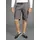 H.I.S. Bermudas H.I.S, Herren, Gr. 42, N-Gr, grau (dunkel grau), Web, Obermaterial: 98% Baumwolle, 2% Elasthan, unifarben, normal knieumspielend, Hosen Bermudas, Topseller