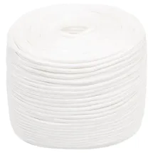 vidaXL Bootsseil 8 mm 100 m Polypropylen Weiß