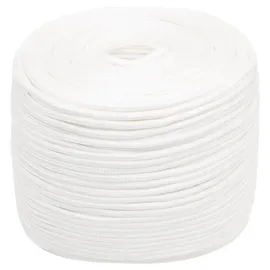 vidaXL Bootsseil 8 mm 100 m Polypropylen Weiß