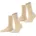 Uni 2 Paar Beige 35-38