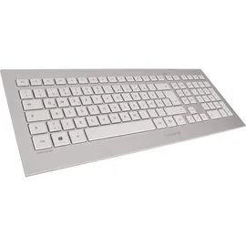 Cherry DW 8000 Wireless Tastatur DE Set weiß/silber