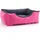 BedDog Hundekissen Teddy M 100 x 75 cm pink-grau