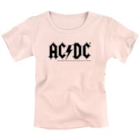 AC/DC T-Shirt für Kinder - Metal-Kids - Logo - für Mädchen - rosa  - Lizenziertes Merchandise! - 152