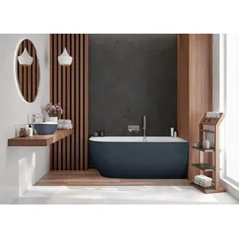Hoesch iSensi Monolith Eckbadewanne 160 x 75 cm (ÜLS + Kli/Kla)