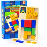 Homestec Super Slide Logisches Puzzlespiel - Elektronisches Handheld-Spiel mit 520 Levels 3 Spielmodi - Herausforderndes Gehirntraining Spielzeug Geeignet für Kinder ab 8 Jahre und Erwachsene