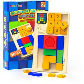 Homestec Super Slide Logisches Puzzlespiel - Elektronisches Handheld-Spiel mit 520 Levels 3 Spielmodi - Herausforderndes Gehirntraining Spielzeug Geeignet für Kinder ab 8 Jahre und Erwachsene