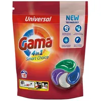 GAMA Waschmittel Smart Choice 4in1 Universal 18WL, 396g, (18kapseln x 22g)