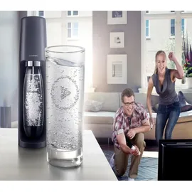 Sodastream Easy schwarz + PET-Flasche + Zylinder