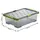 Rotho Aufbewahrungsbox 59,0 x 39,5 x 18,5 cm 3-tlg. grau/transparent