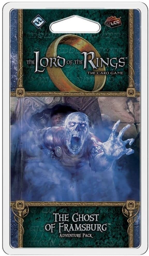 Fantasy Flight Games , Lord of The Rings LCG: Adventure Pack: The Ghost of Framsburg, Card Game, 1 to 4 Players, Ages 14+, 30 to 90 Minute Playing Time