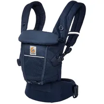 Ergobaby Adapt SoftFlex Mesh Ergonomische Babybauchtrage Rückentrage Baby-Tragetasche, Midnight Blue