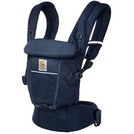 Ergobaby Adapt SoftFlex Mesh Ergonomische Babybauchtrage Rückentrage Baby-Tragetasche, Midnight Blue