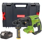 PROCRAFT PHA40bb Akku Bohrhammer 20 V 2,6 J SDS plus + 1x Akku 4,0 Ah + Toolcase