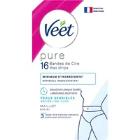 Veet Pure Kaltwachsstreifen empfindliche Haut 16 St.