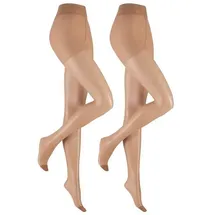 KUNERT FASHION GmbH Hudson Lilly Lafina 15 DEN 2er Pack | natur | 36|40|39|38|37