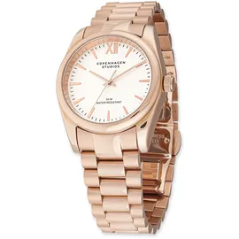 Copenhagen Studios Damenuhr Round CPT-0013-MQ - roségold,