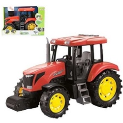 Toi-Toys Spielzeug-Traktor Traktor DeLuxe rot mit Licht und Ton