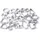 Zenker 25er Ausstecher-Set, Patisserie, Ausstecher für Plätzchen, Kekse und Fondant, Ausstechformen in unterschiedlichen Größen und vielfältigen Motiven, Menge: 1 x 25er-Set, Farbe: silber