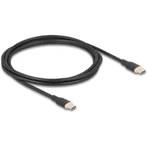 DeLock USB-C 2,5 m Schwarz