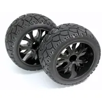 Absima Kompletträder vorne schwarz für Buggy (2500013)