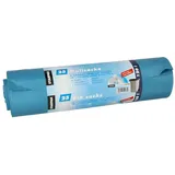 Papstar Müllsäcke 120 l 110 cm x 70 cm blau extra stark