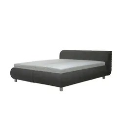 Polsterbett  Galaxy ¦ grau ¦ Maße (cm): B: 199 H: 86 T: 234.0