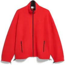 ARMEDANGELS Damen Jacke aus Bio-Baumwolle Cotton Fleece Oversized Fit Mars Red L - L