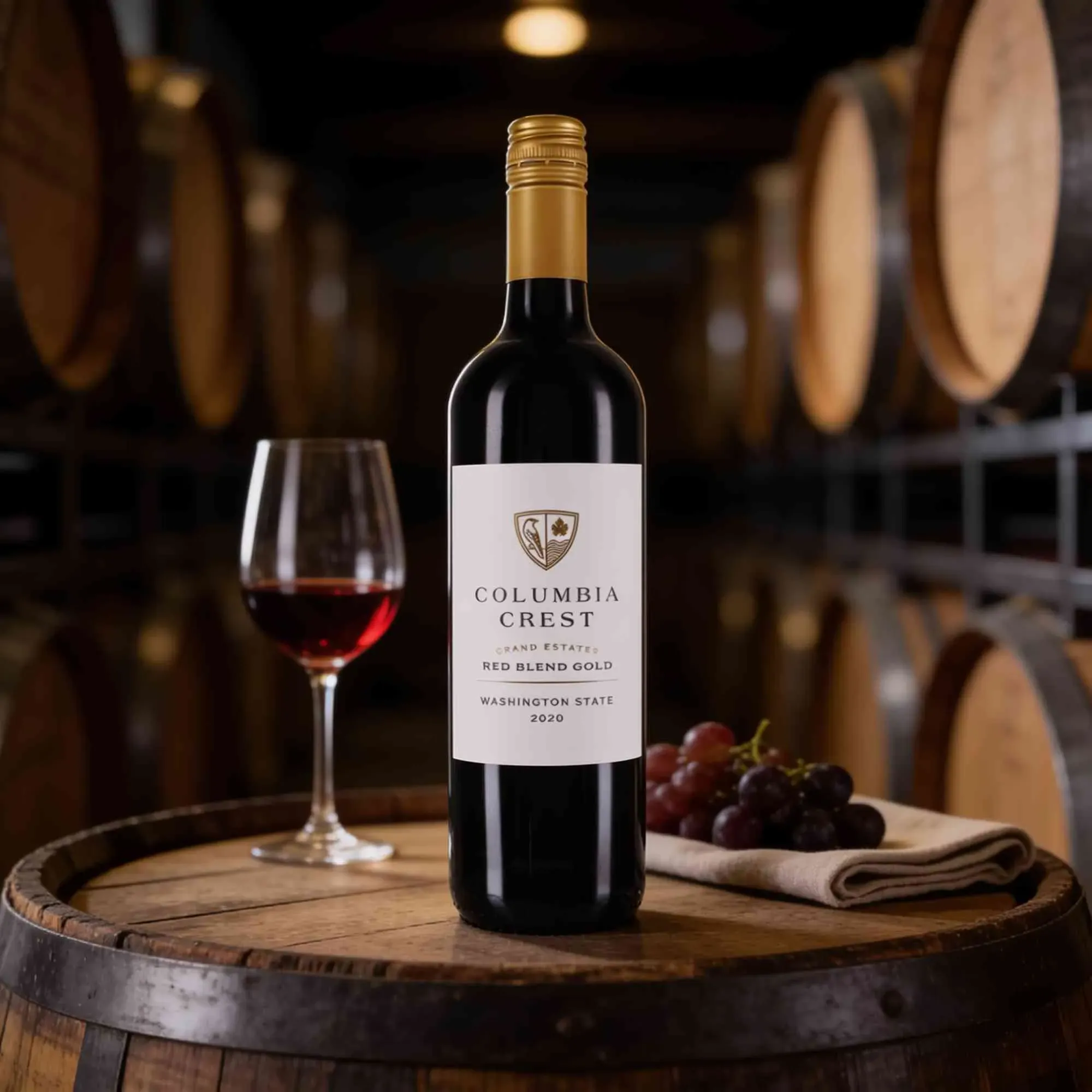 Columbia Crest 2020 Columbia-Crest Grand Estates Gold Red Blend 2020 Cabernet Franc,Merlot USA