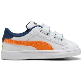 Puma Smash 3.0 Playdate V INF Sneaker Orange/Weiß 21