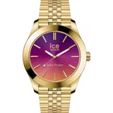 ICE-Watch 023792 Damenuhr Ice Steel Solar S Gold Night Pink - Gold mit Metallarmband - (Small)