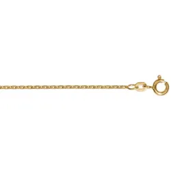 Goldkette ONE ELEMENT "Halskette aus 333 Gelbgold Ø 1,7 mm" Gr. 60, gold, Halsketten, Damen, 60, Gelbgold 333, Damen Gold Schmuck Rundankerkette