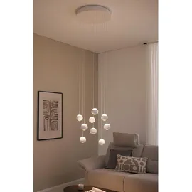 Musterring Leuchten LED-Pendelleuchte Cannon Metall Weiß