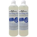 PandaCleaner Haar-Weg Abflussreiniger - Abflussfrei - Rohrfrei Rohrreiniger (Spar-Set, [2-St. 1000ml Flaschen 2000ml) weiß