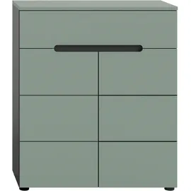 xonox.home Canu 80 x 94 x 37 cm Smoke Green / grau