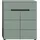 xonox.home Canu 80 x 94 x 37 cm Smoke Green / grau