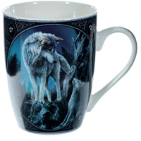 Puckator Lisa Parker Spirit Wolf Design Tasse aus Porzellan