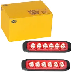 Hella Blitz-kennleuchte Led 12v 24v 2xd 014 592-601: