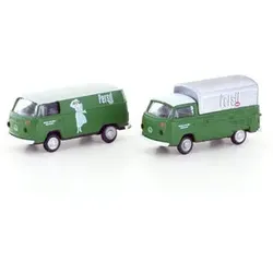 LEMKE COLLECTION LC3916 Minis 1:160 VW T2 2er Set Persil