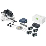 Festool KAPEX KSC 60 EB-Basic inkl. 4x Akku 5,0 Ah + Doppelladegerät + Systainer