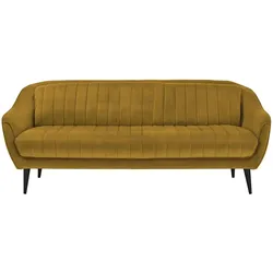 Sofa  Sophia ¦ gelb ¦ Maße (cm): B: 215 H: 83 T: 90