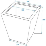 Europalms Bilderrahmen LEICHTSIN BASIC-50 braun glänzend