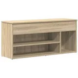 vidaXL Sonoma-Eiche 102 x 30,5 x 45 cm braun / braun