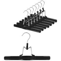 VonBueren 8 x Hosenbügel Klemmbügel schwarz VonBueren | Hosenspanner