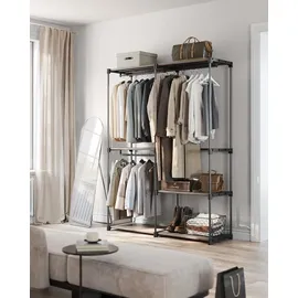 Songmics Garderobenständer offen 138 x 43 x 182 cm Braun