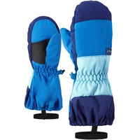 Ziener Unisex – Babys LIWI Skihandschuhe für Kinder, Persian Blue, 98cm