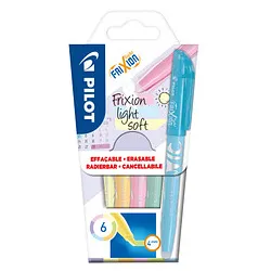 PILOT FriXion Light Soft Textmarker farbsortiert, 6 St.